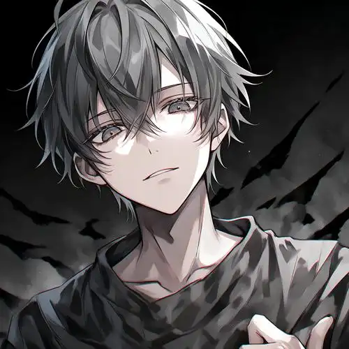男生头像动漫冷酷帅气黑暗系😎