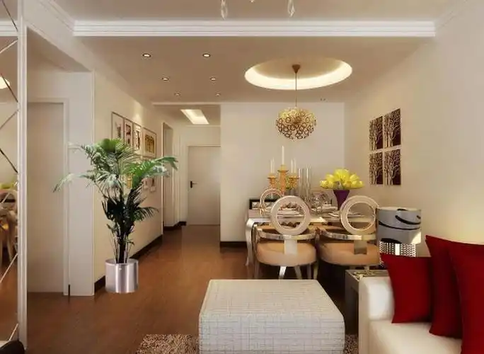 现代简约二居室餐厅餐桌装修效果图大全