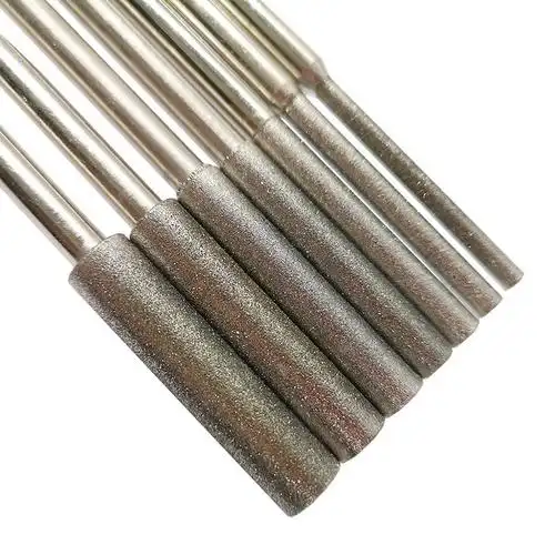 金刚石工作面打磨合金石材毫米磨头目柄圆柱加长磨头