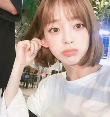 梳短发太清水内扣就是加分项 剪空气刘海内扣短发是什么样的体验(3)