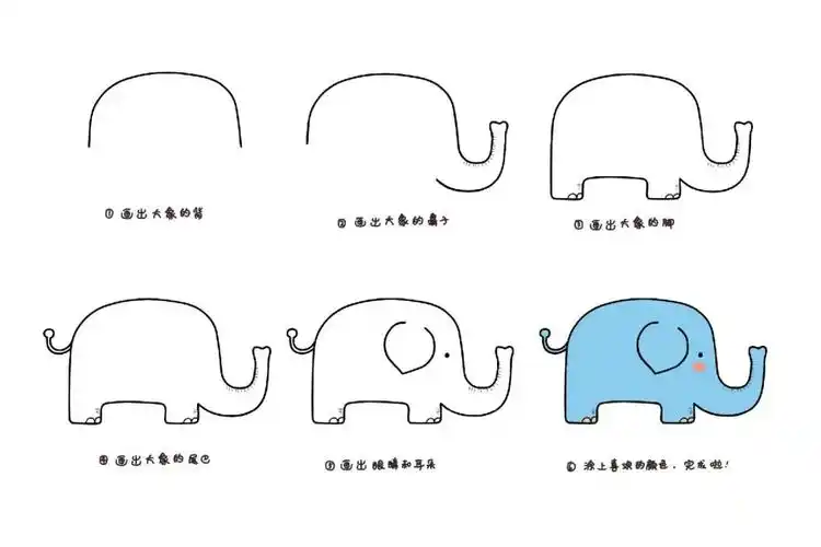 超萌的手绘简笔画教程又来喽