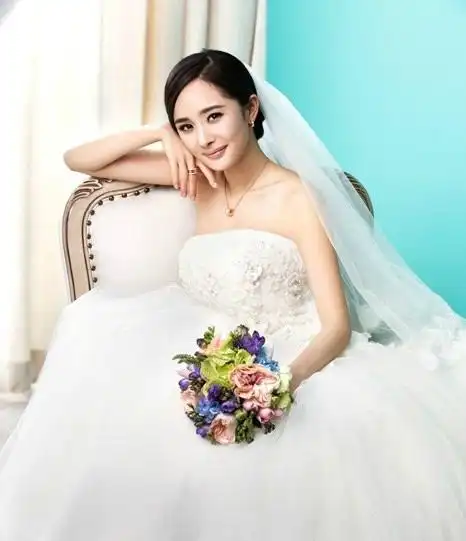 杨幂唯美婚纱写真,高清图片-壁纸族