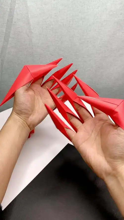 爪子折纸教程.