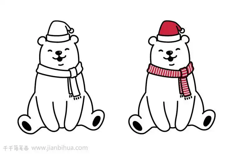 简笔画橡皮泥捏熊