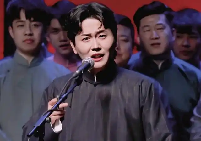 以前他俩都在五队,2017年德云社新成立了七队和八队,孟鹤堂升任七队