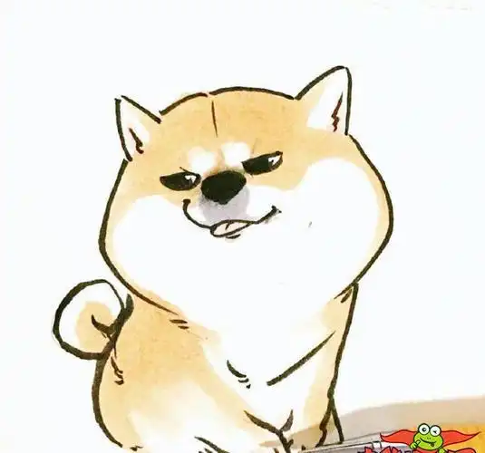 小狗简笔画图片大全可爱q版柴犬简笔画图片