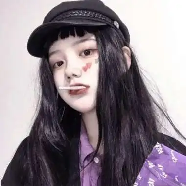 超拽冷酷真人霸气女生头像