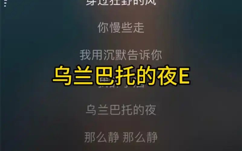 口琴伴奏——《乌兰巴托的夜》 e调 原唱大欢