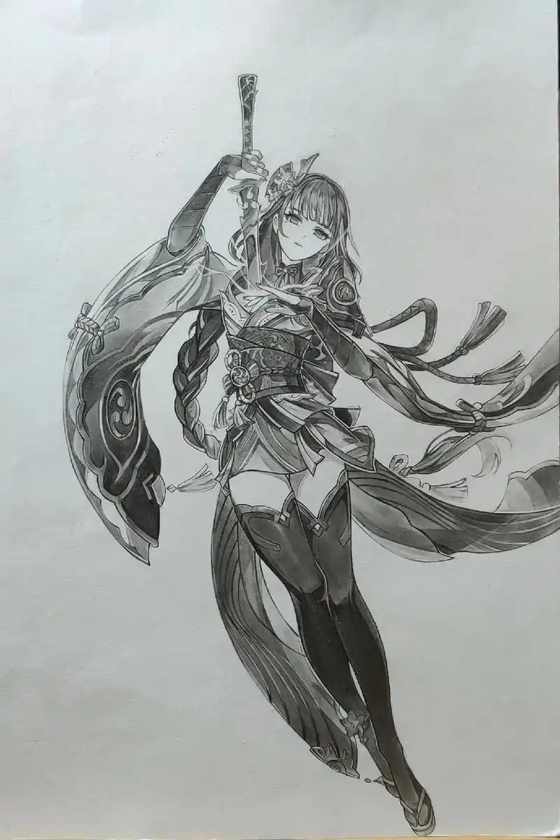 羊了个原神手绘合集 #原神 #铅笔画 #二次元 #图文伙伴计 - 抖音