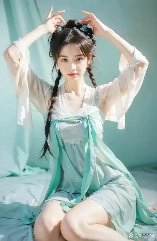 91甜美可爱的浪漫花仙子古装少女9491  一眼就被这温柔的气息所