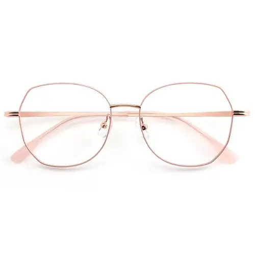 小脸韩式男女纯钛眼镜框中金百搭不规则超轻近视眼镜框架不挑脸型