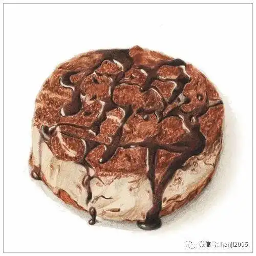 痕迹艺术微课堂彩铅蛋糕