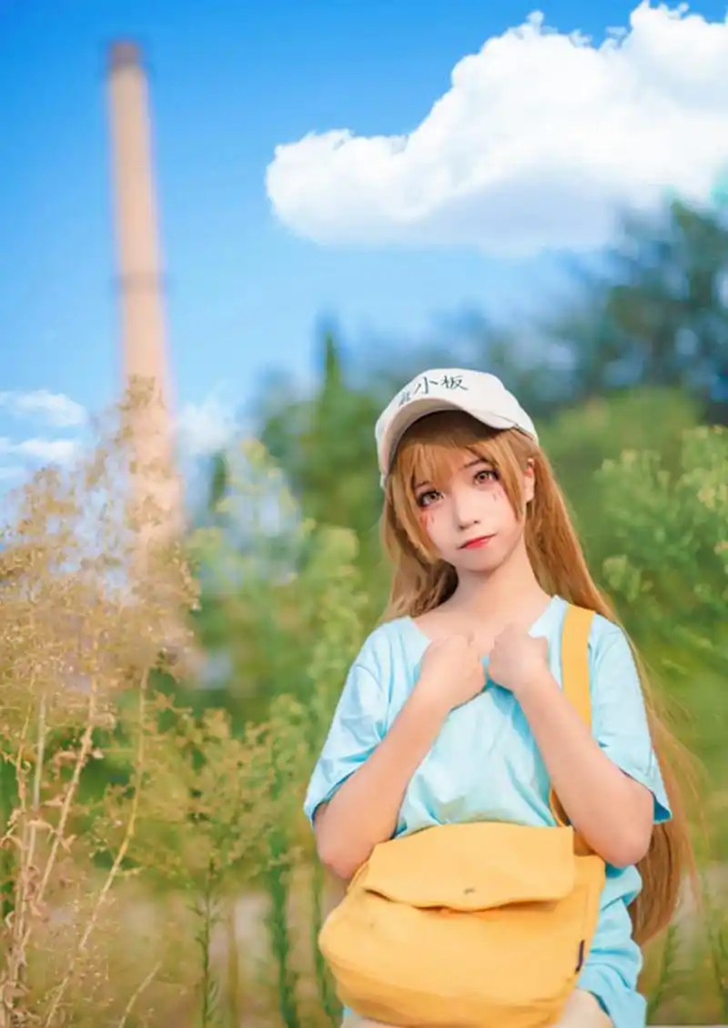 cos秀#年度新秀《工作细胞》的"血小板酱"来了,可爱又温暖!