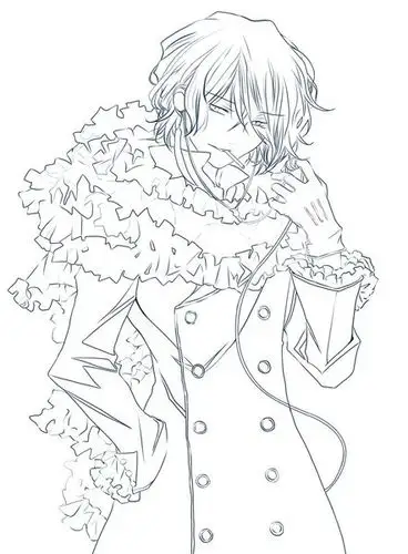 动漫男生素描图,要大,我是画在八开纸,还要全身的