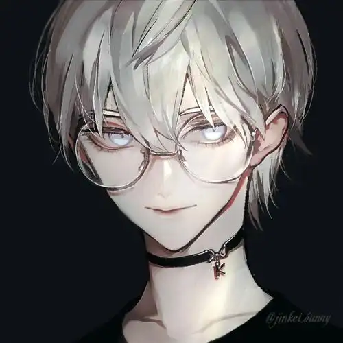 眼镜动漫男头 画师:jinkei