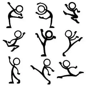 体育火柴人简笔画