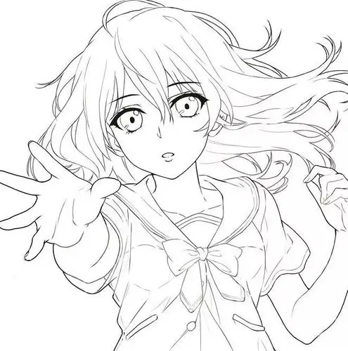 超适合新手临摹的动漫线稿!