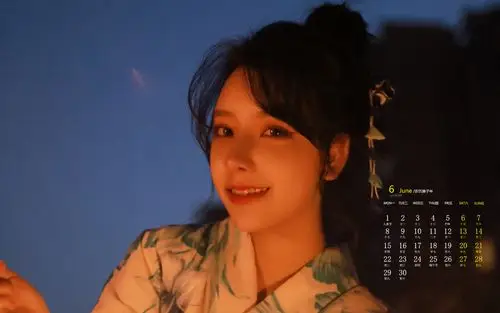 2020年6月和服美女气质养眼高清日历壁纸