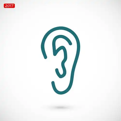 耳朵,耳,象征,矢量,最好