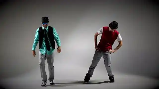 poppin john室内双人机械舞