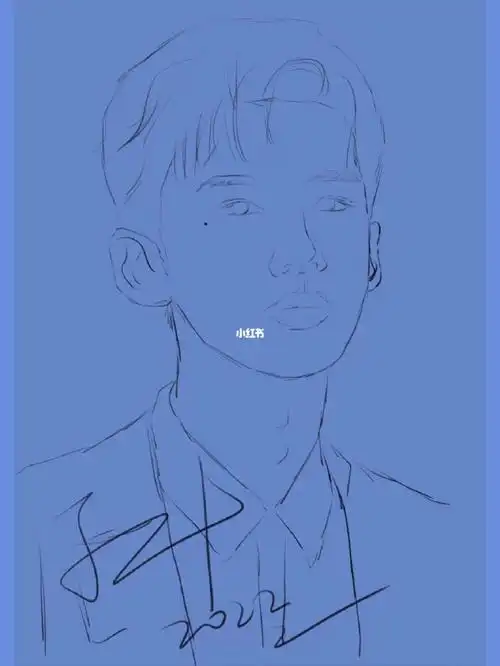 明星手绘看不出系列