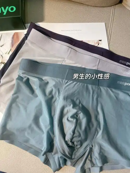 男生夏日的小xing感09冰丝内裤凉爽度过夏天