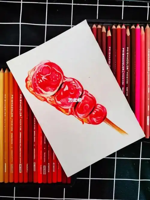 彩铅冰糖葫芦 | 附讲解绘画过程