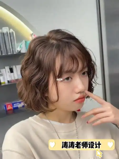 短发烫发发型～短发蛋卷头!圆脸女孩别错过!