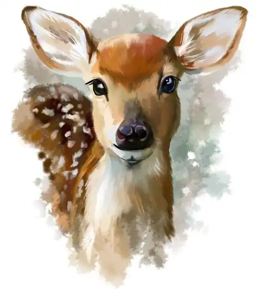 小狗水彩画图片-可爱的小狗水彩画素材-高清图片-摄影照片-寻图免费打