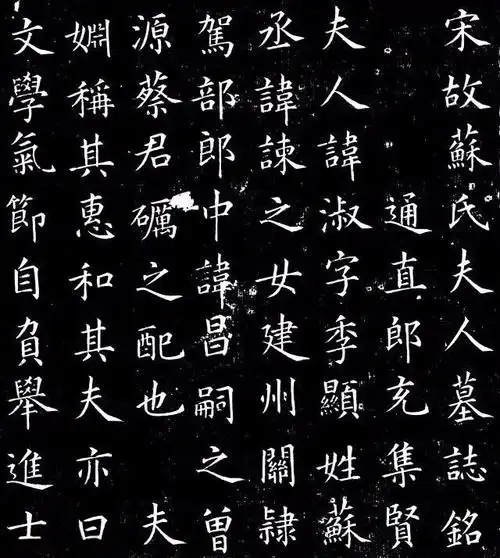 蔡京33岁楷书笔法精湛字势豪健