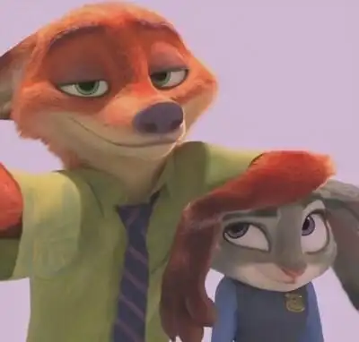 朱迪狐尼克情侣头像