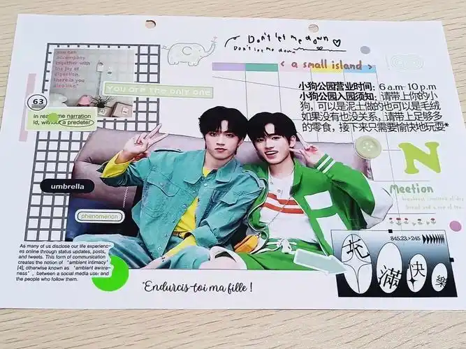 追星手帐宋亚轩刘耀文