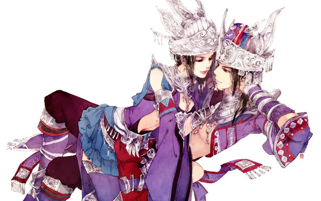 古风爱情,艺术壁纸-回车桌面