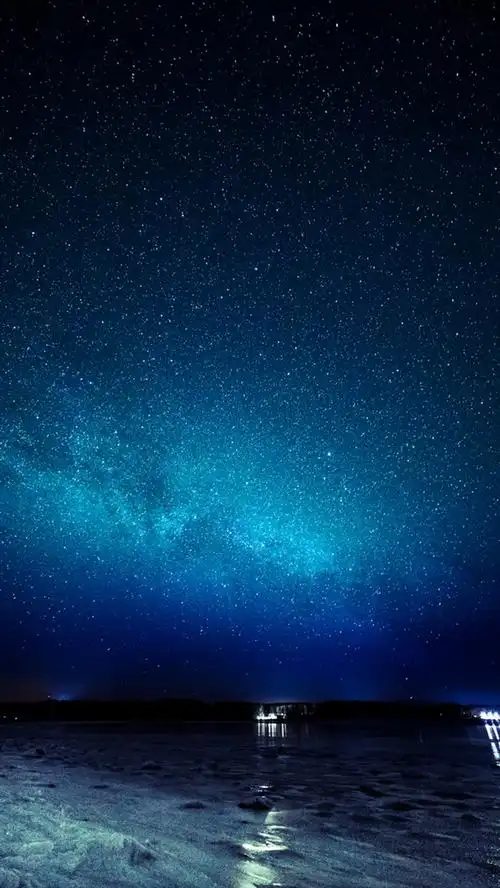 蓝色星空app手机端h5背景