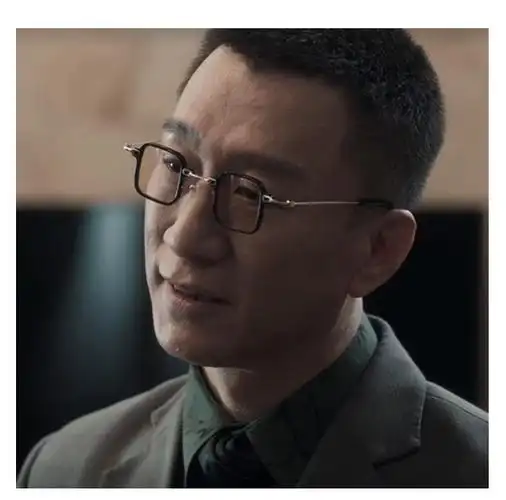 扫黑风暴孙红雷同款小方框防蓝光眼镜男女款复古金属眼镜可配近视