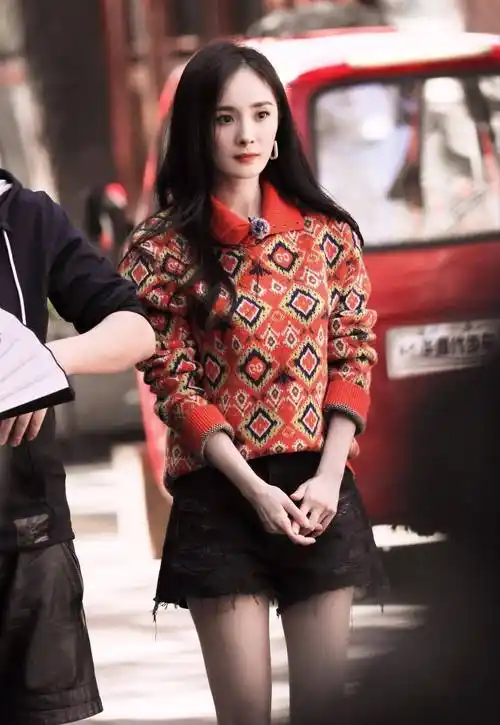 又被杨幂的腿给惊艳了!