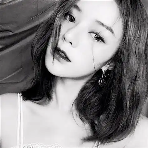 女生侧面头像高冷黑白头像 女生头像图片大全 -【爱个性】