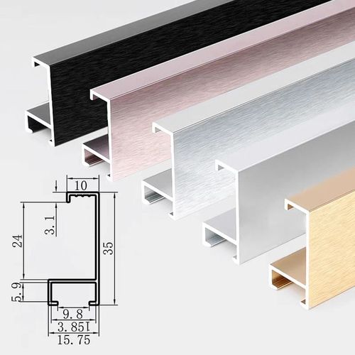 窄边铝合金相框画框型材水墨画长方形国画裱框定制大尺寸金属边框