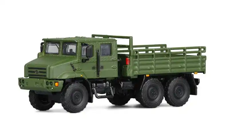 jkm1/64解放mv3六轮6x6军事运输卡车全合金车模汽车模型玩具摆设