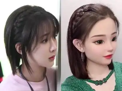 剪了短发不愁没发型#编发教程 #简单易学 #总有一款适合你 #扎发教程