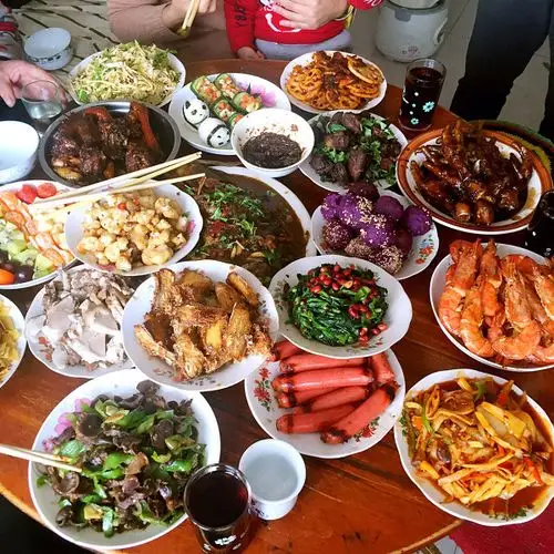 米非童童做的最美年夜饭