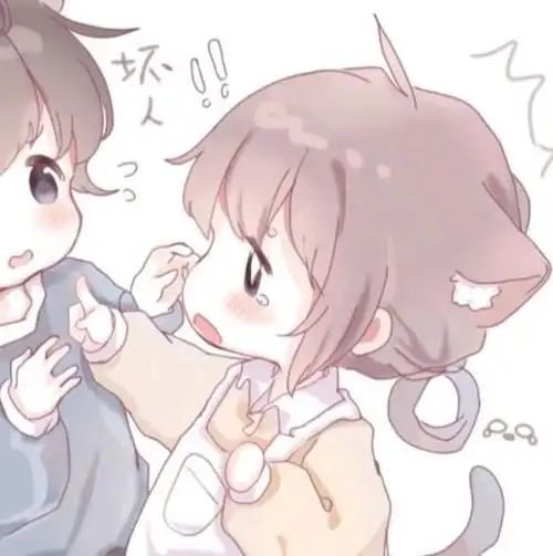 可爱情侣头像_小红书