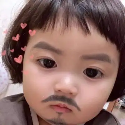 女儿罗熙表情包小可爱