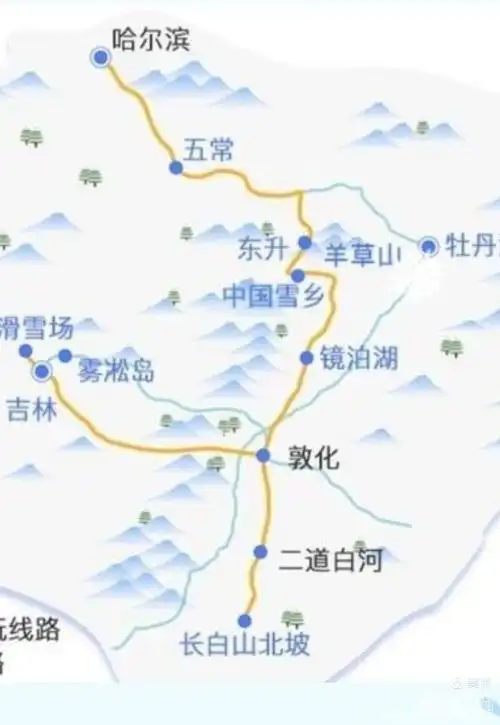 激情东北,雪谷穿越雪乡,境泊湖,长白山,7日行