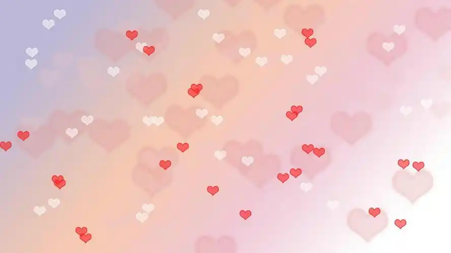 粉色爱心素材电脑桌面壁纸