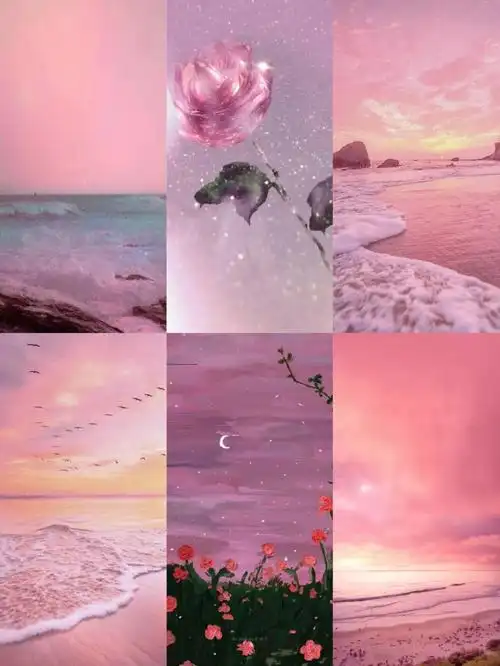 粉色背景图治愈你的少女心