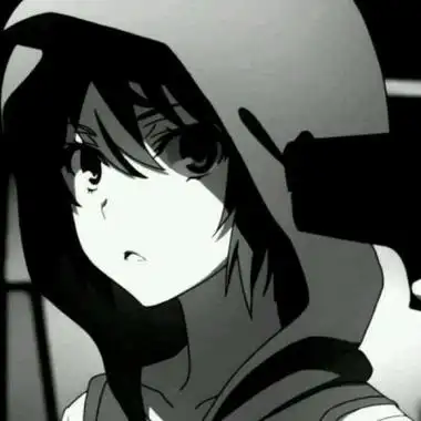 丧丧的霸气高冷男生头像动漫黑白版(9)张