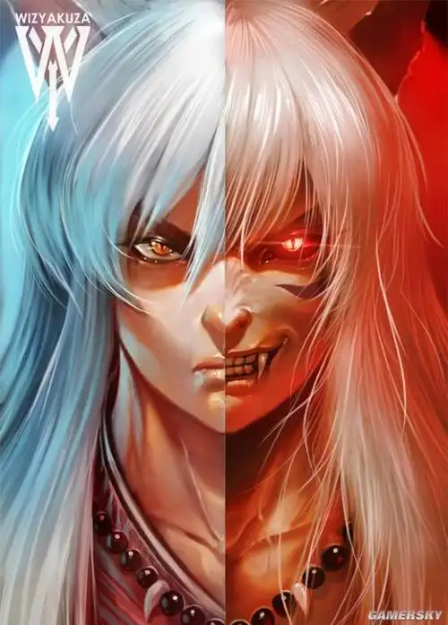 浦饭琦玉领衔半人半妖像外国大神创作半颜艺术