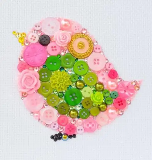 手工达人的纽扣创意作品