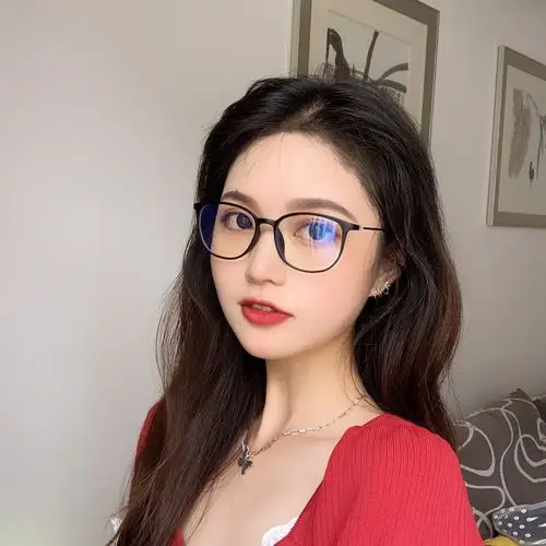 韩版轻巧tr90近视镜复古方框光学眼镜文艺近视眼镜框872 成品近视